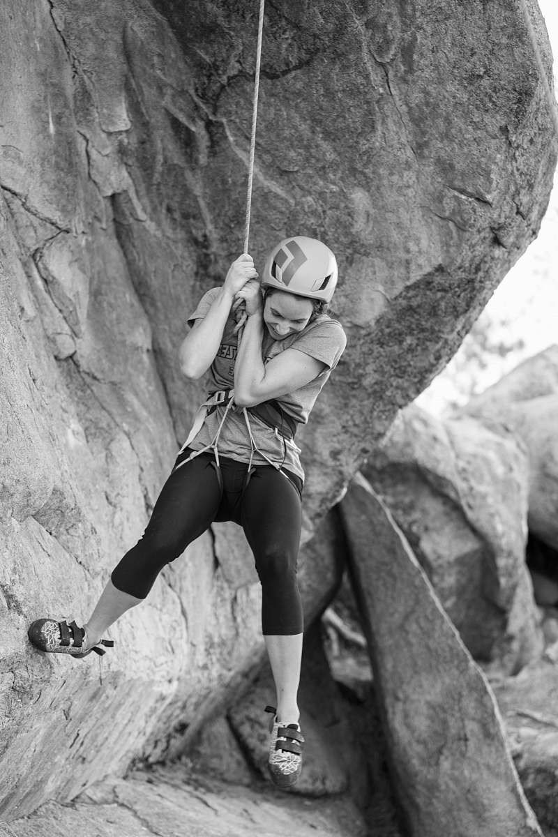 holcomb valley campground woman hanging at rope big bear